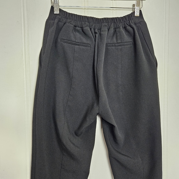 Rooka Pants Womens Size L Black Pull On Crop Jogger Hem Elastic Waistband - Picture 7 of 14